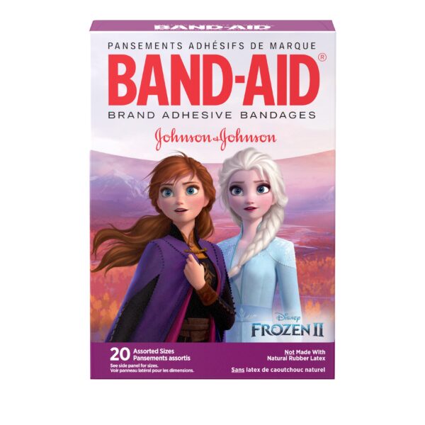 Band Aid Brand Adhesive Bandages, Disney Frozen Assorted Sizes – 20.0 Ea Bandages and Dressings