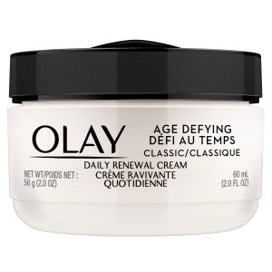 Olay Age Defying Classic Daily Renewal Cream, Face Moisturizer 2.0 Fl Oz Creams, Gels and Lotions