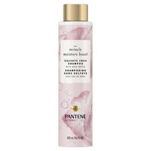 Pantene Pantene Nutrient Blends Miracle Moisture Boost Rose Water Shampoo For Dry Hair, Sulfate Free, 285 Ml 285.0 Ml