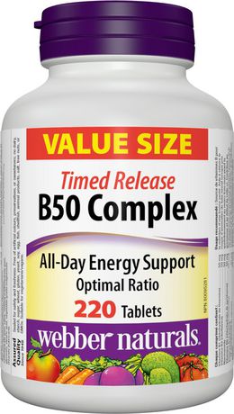 Webber Naturals B50 Complex Value Size Timed Release