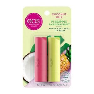 Eos Coconut Milk and Pineapple Passionfruit Lip Balm Stick Cough and Cold