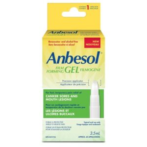 Anbesol Film Forming Gel Cold Sore and Dry Mouth Treatments