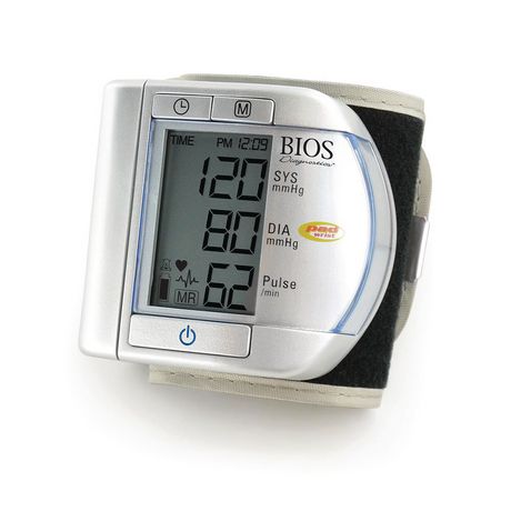 Bios Wrist Blood Pressure Monitor Home Health Care