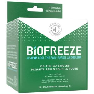 Biofreeze Fast Acting Menthol Pain Relief On-the-go Singles Topical