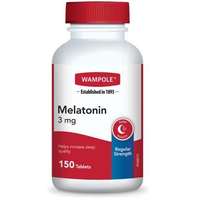 Wampole Melatonin 3 Mg Regular Strength