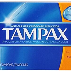 Tampax Tampons With Flushable Applicator Super Absorbancy 10 Each By Tampax Feminine Hygiene