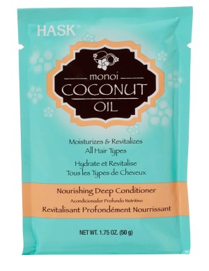 Hask Monoi Coconut Oil Nourishing Deep Conditioner Hair Mask, 1.75 Oz