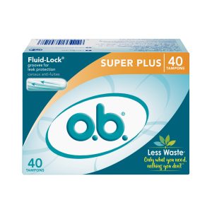 O.b. Original Applicator-free Tampons, Super Plus Unscented, Super Plus – 40.0 Ea Feminine Hygiene