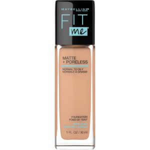 Maybelline Fit Me! Matte + Poreless Foundation - Natural Buff - Medium Beige With Orange Undertones