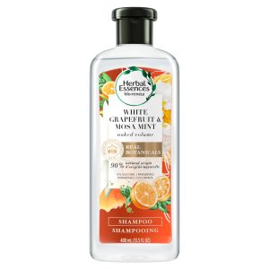 Herbal Essences Bio:renew White Grapefruit & Mosa Mint Naked Volume Shampoo, 13.5 Fl Oz
