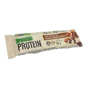 Iron Vegan Sprouted Protein Bar – Peanut Chocolate Chip (Caddy) Vitamins & Herbals