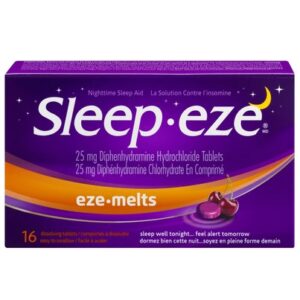 Sleep-eze Eze-melts Night Time Sleep Aid Analgesics