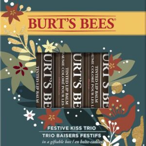 Burt’s Bees Festive Kiss Trio Lip Balm Cough and Cold
