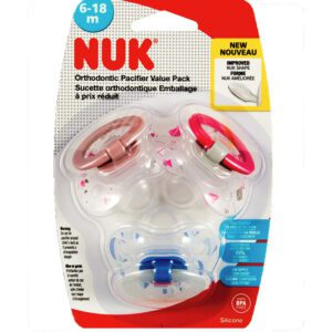 Nuk NUK Pacifier Value Pack, Size 2, Baby Needs