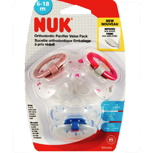 Nuk Nuk Pacifier Value Pack, Size 2, - CTC Health
