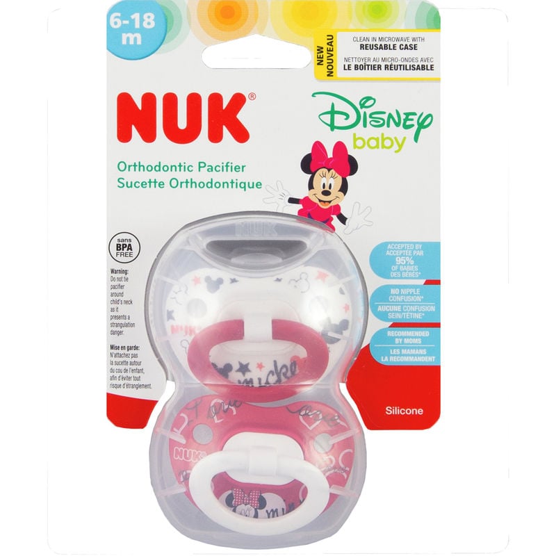 Nuk Nuk Pacifier Disney, Size 2, 2pk Ea CTC Health