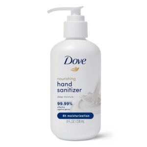 Dove Nourishing Hand Sanitizer Deep Moisture – 8.0 Fl Oz Hand Sanitizers and Wipes
