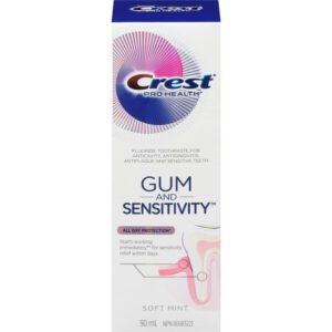 Crest Crest Gum and Sensitivity, Sensitive Toothpaste All Day Protection, 90 ML 90.0 ML Oral Hygiene