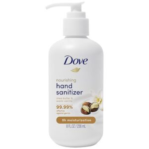 Dove Nourishing Hand Sanitizer Shea Butter And Warm Vanilla – 8.0 Fl Oz Hand Sanitizers and Wipes