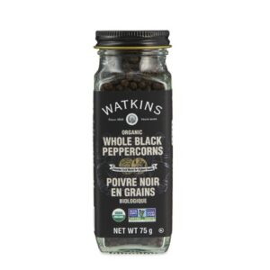 Watkins Organic Whole Black Peppercorns Food & Snacks