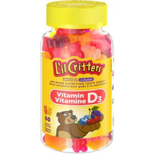 L’il Critters Vitamin D3 Gummy Vitamins For Kids 60.0 Count Vitamins & Herbals