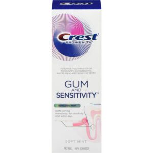 Crest Crest Gum and Sensitivity, Sensitive Toothpaste Refreshing Mint, 90 ML 90.0 ML Oral Hygiene
