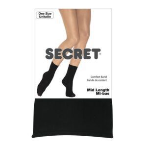 Secret Comfort Band Mid Length Black O/s Clothing, Shoes and Accessories