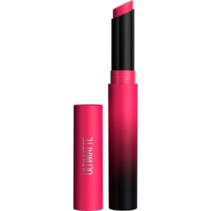 Maybelline Color Sensational Ultimatte Slim Lipstick – More Magenta –  a Shade of Pink Cosmetics