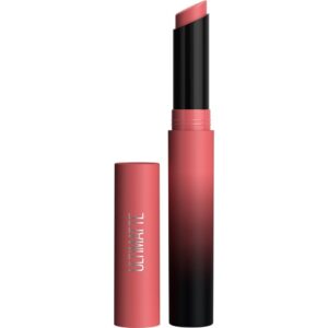 Maybelline Color Sensational Ultimatte Slim Lipstick – More Blsuh –  a Shade of Pink-red Cosmetics
