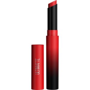 Maybelline Color Sensational Ultimatte Slim Lipstick – More Ruby – a Shade of Pink-red Cosmetics