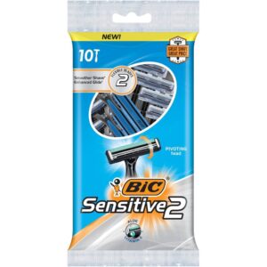 Bic Sensitive 2-blade Disposable – 10ct Shaving Supplies