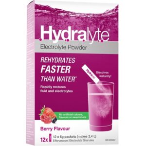 Hydralyte Effervescent Granule Sticks Berry Rehydration
