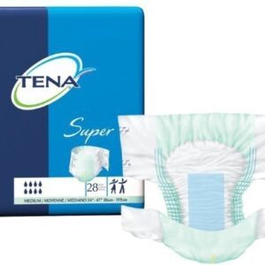 67403101 Green Medium Tena Super Adult Heavy-absorbent Incontinence Brief Incontinence