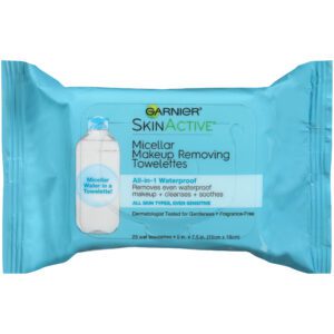 Garnier SkinActive Micellar Waterproof Makeup Remover Wipes, 25 Ct. Skin Care