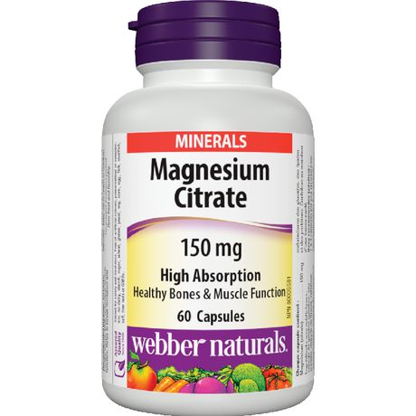 Webber Naturals Magnesium Citrate Capsules