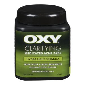 Oxy Clarifying Medicated Acne Pads Sensitive Formula Skin Care