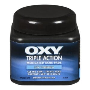 Oxy Triple Action Medicated Acne Pads