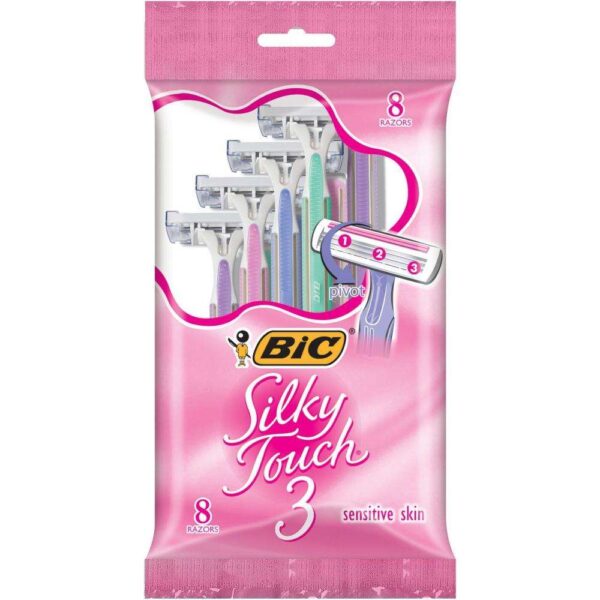Bic Silky Touch 3 Disposable Razors Shaving Supplies