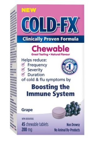 Cold Fx Daily Support Chewable 45.0 Tab