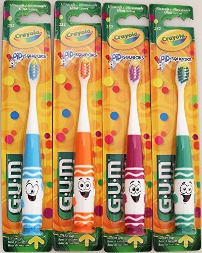 Crayola Gum Crayola Kids' Pip-squeaks Toothbrush, 3+ 1.0 Count