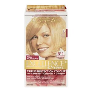 L’oreal Excellence Creme Triple Protection Colour Permanent – Light Blonde B Hair Colour Treatments