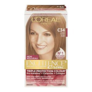 L’Oreal Excellence Creme Triple Protection Colour Permanent – Copper Blonde C34 Hair Care
