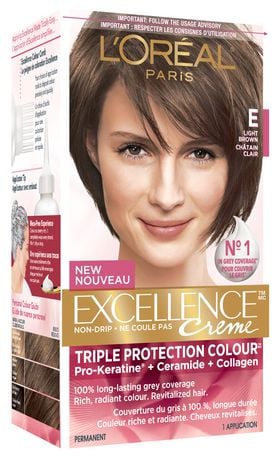 L'oreal Excellence Creme Triple Protection Colour Permanent - Light Brown E