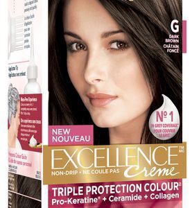 L’Oreal Excellence Creme Triple Protection Colour Permanent – Dark Brown G Hair Care