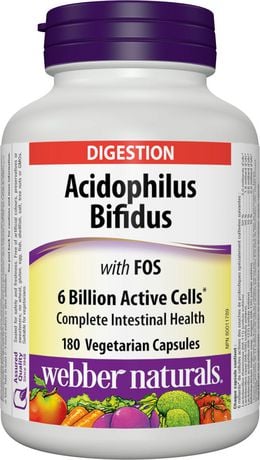 Webber Naturals Acidophilus With Bifidus & Fos