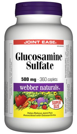 Webber Glucosamine Sulfate 500 Mg 360.0 Capsules