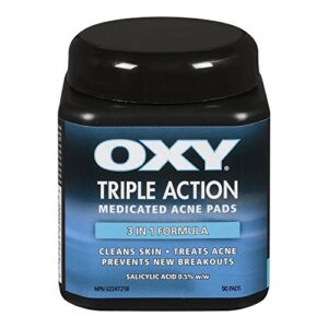 Oxy Triple Action Medicated Acne Pads Skin Care