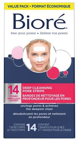 Biore Deep Cleansing Pore Strips Combo