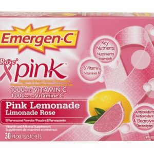 Emergen C Emergen-c Vitamin C & Mineral Supplement Fizzy Drink Mix, Pink Lemonade, Diet/Nutritional Supplements