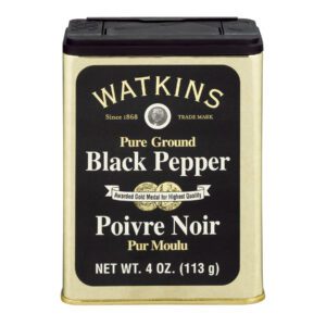 Watkins: Pure Ground Black Pepper, 4 Oz Food & Snacks